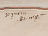 Vintage platter from Dieulefit w/ wheat 15¾"