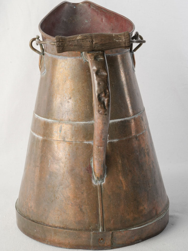 Rustic French vineyard pouring equipment  