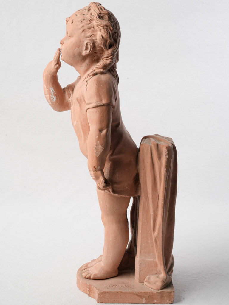 Warm patina historic reproduction sculpture.   