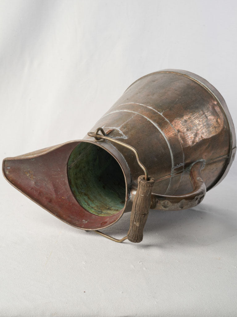 Artisanal vineyard copper pouring tool  