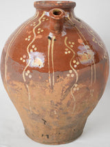 Nineteenth-century aged brown jug