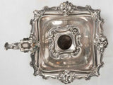 19th century silver candle holder 6¼"