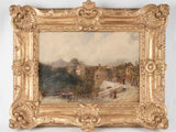 19th century streetscape - Etienne Berne-Bellecour (1838-1910) - 30¾" x 39½"