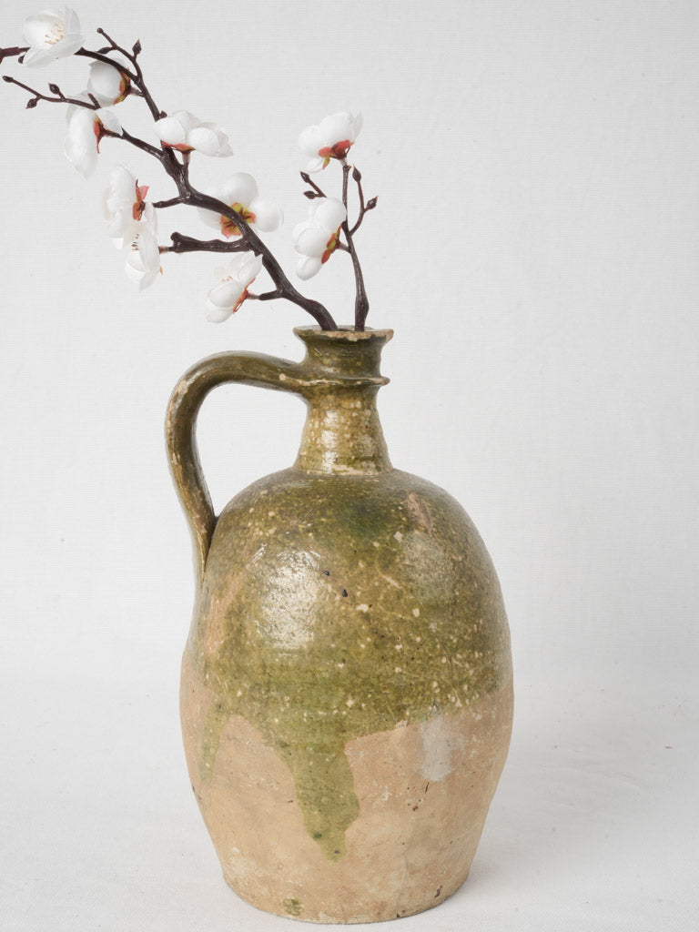Handmade late 18th/early 19th-century olive oil bonbonne