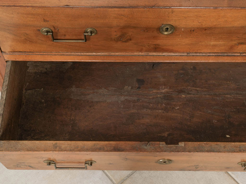Refined mellow patina dresser