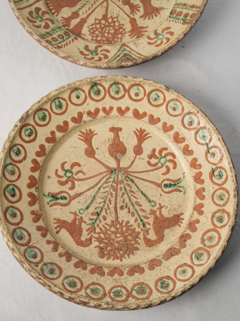 Handcrafted vibrant decorative utensils