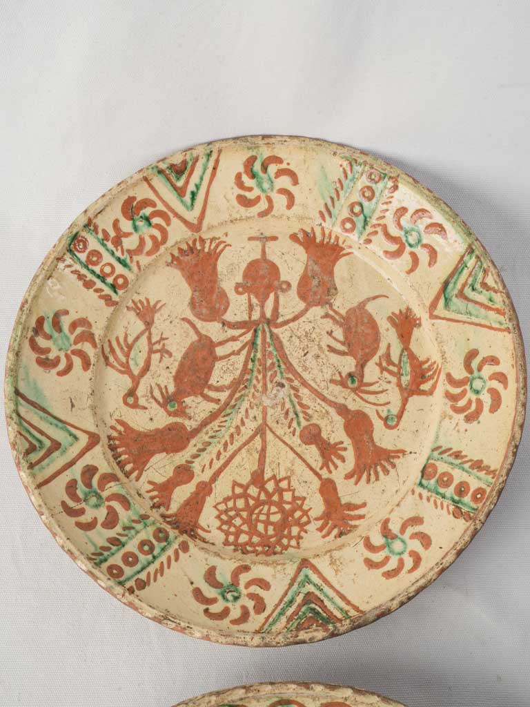 Ornate historical pottery dishware