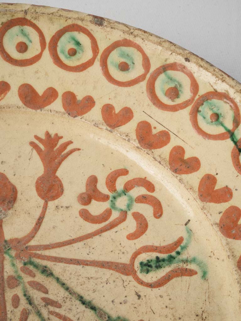 Aged provincial artisanal ceramics