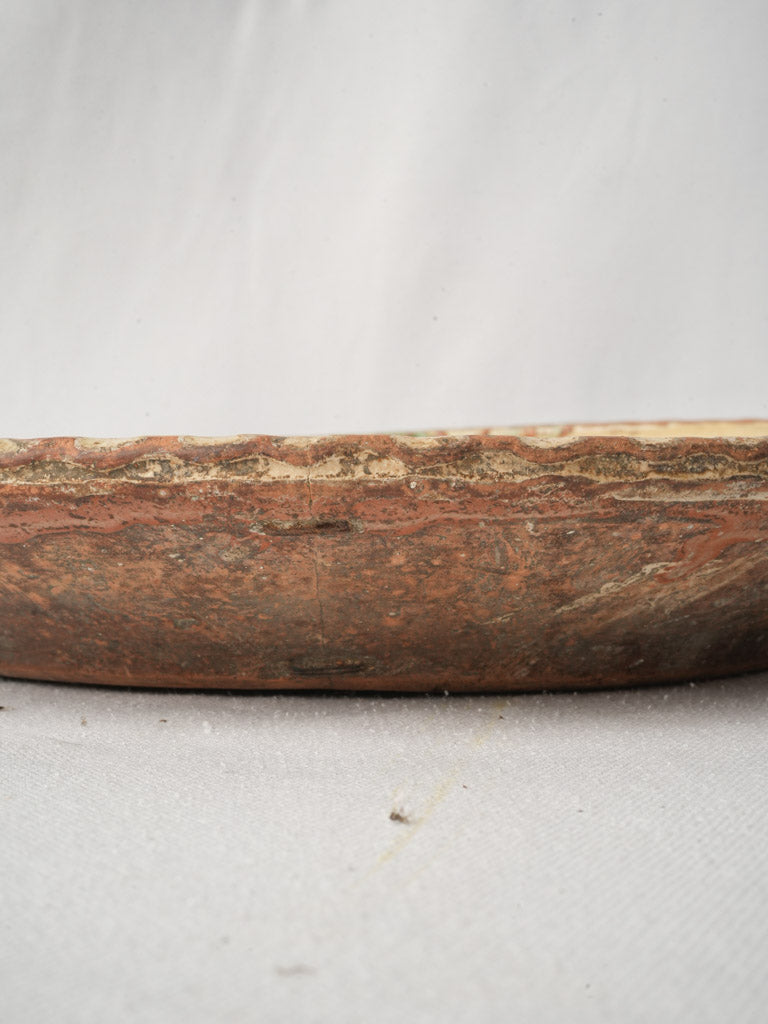 Rustic patina decorative crockery