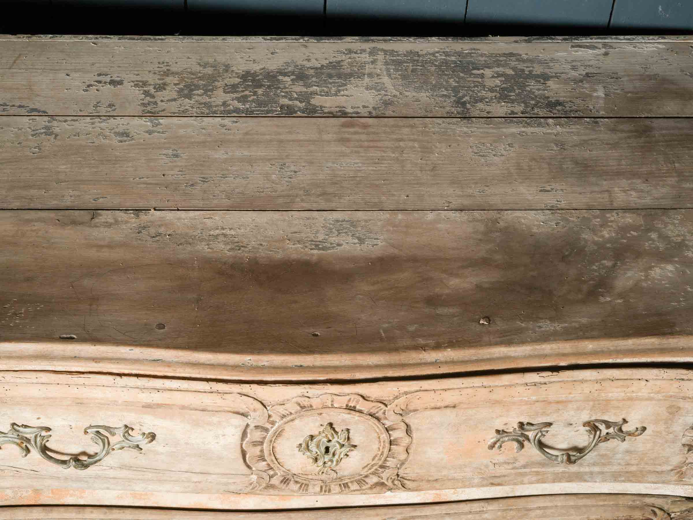 French Country Louis XV Commode w/ Beautifully Weathered Patina - 36¼" x 52¾"