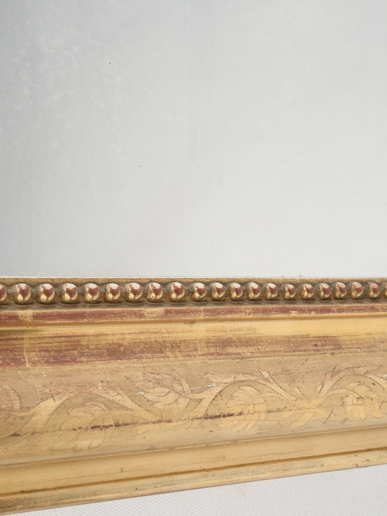 Floral motif Louis Philippe wall mirror