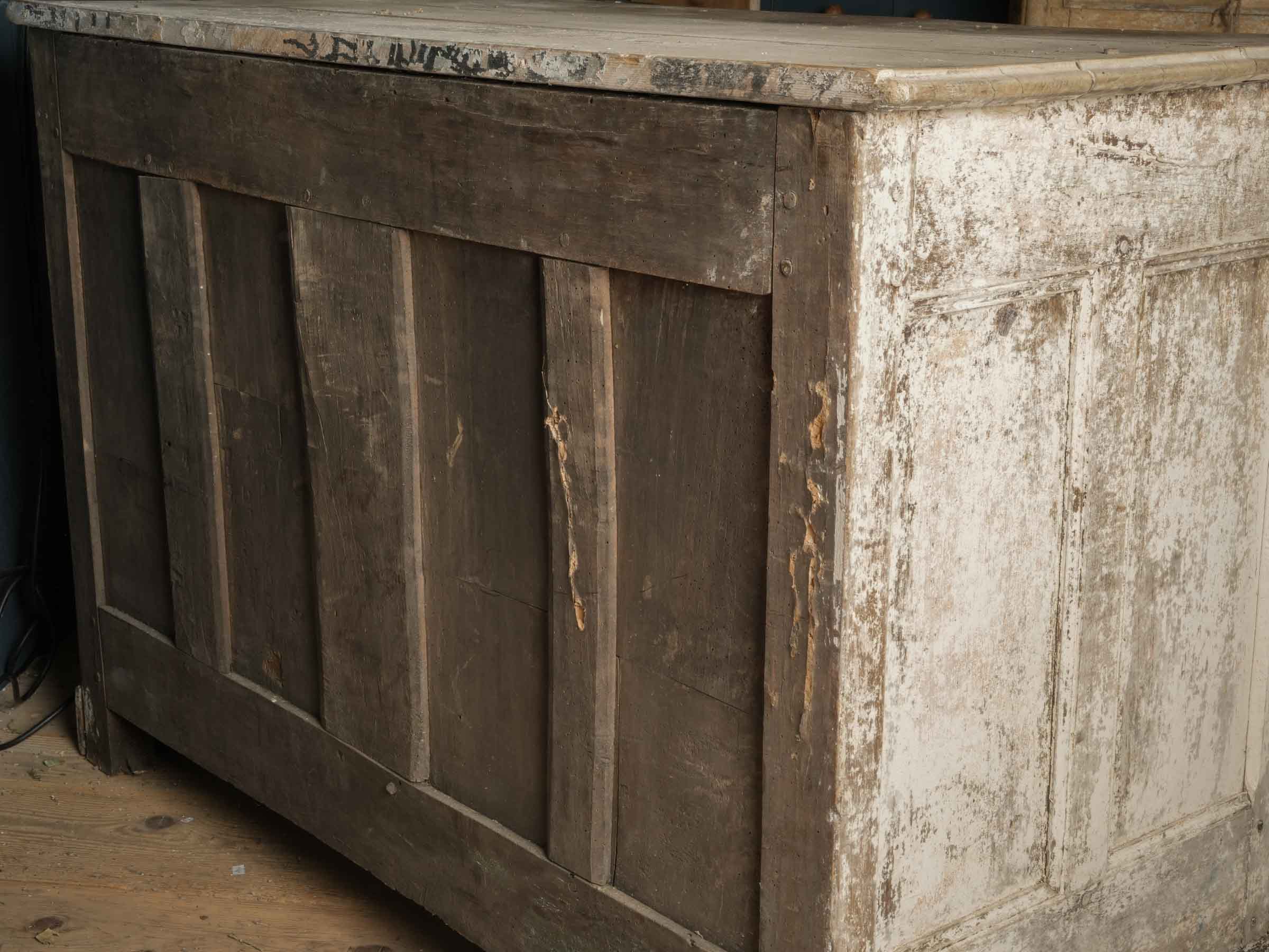 French Country Louis XV Commode w/ Beautifully Weathered Patina - 36¼" x 52¾"