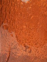 Large blown glass vase from Biot - amber 14½"