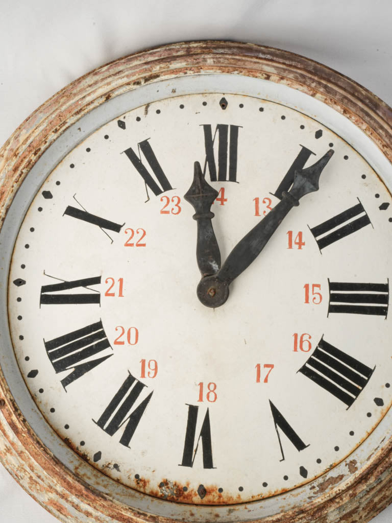 Large Decorative Early 20th Century Industrial Clock - 26½"
