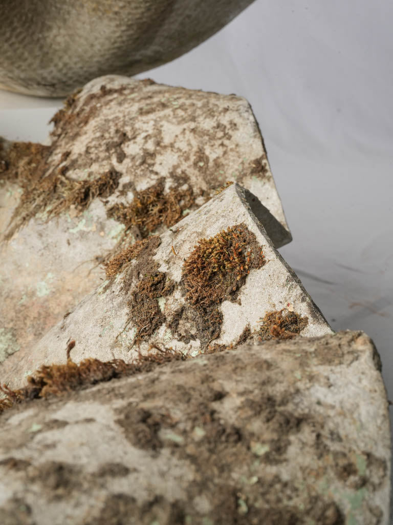 Aged post-war sculptural planters
