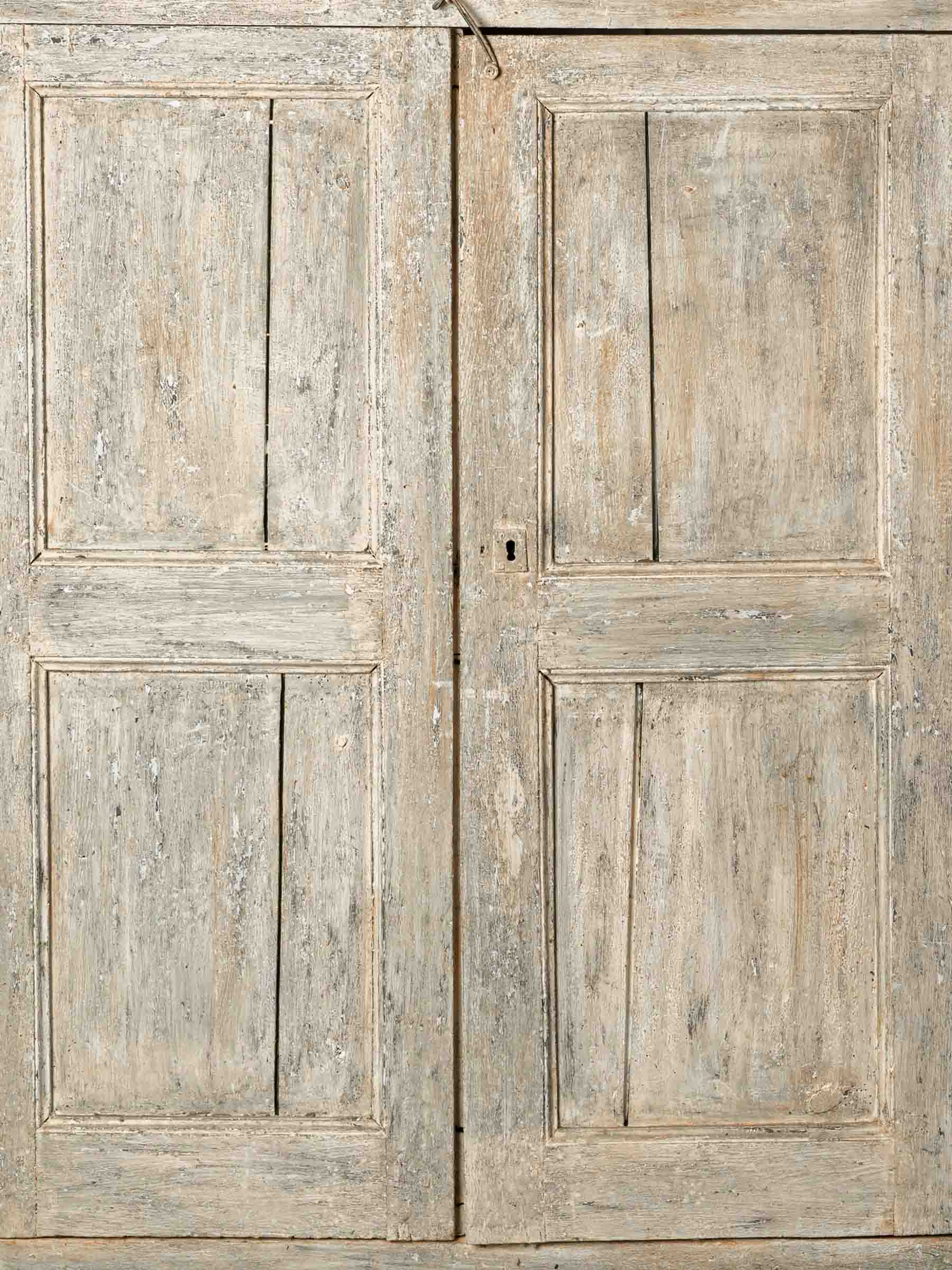 Narrow French Country Confiturier w/ Beautiful Original Patina, Late 19th Century - 54" x 45"