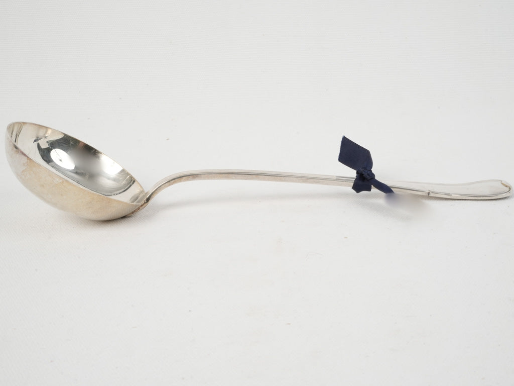 French, timeless, 19th-century, silver-plated ladle