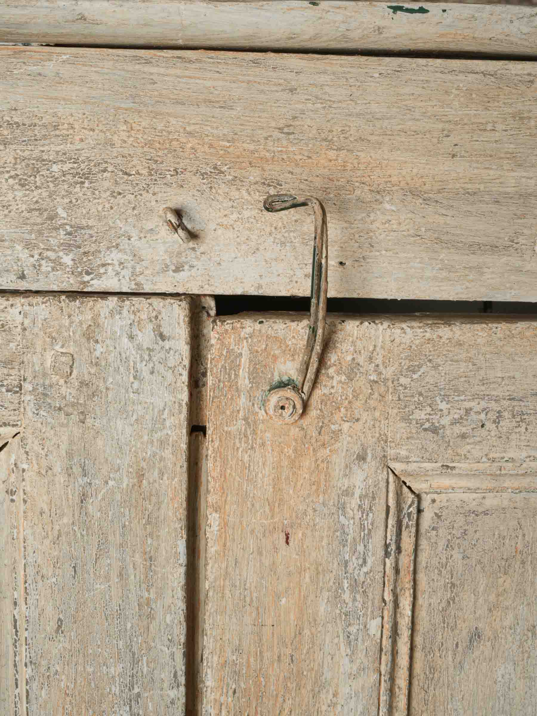 Narrow French Country Confiturier w/ Beautiful Original Patina, Late 19th Century - 54" x 45"