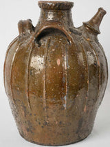 Decorative antique French terracotta jar