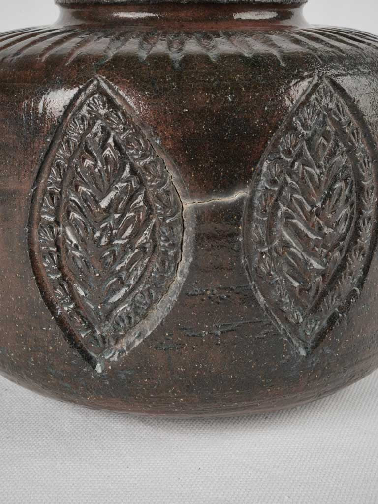 Earthy Vallauris terracotta vase