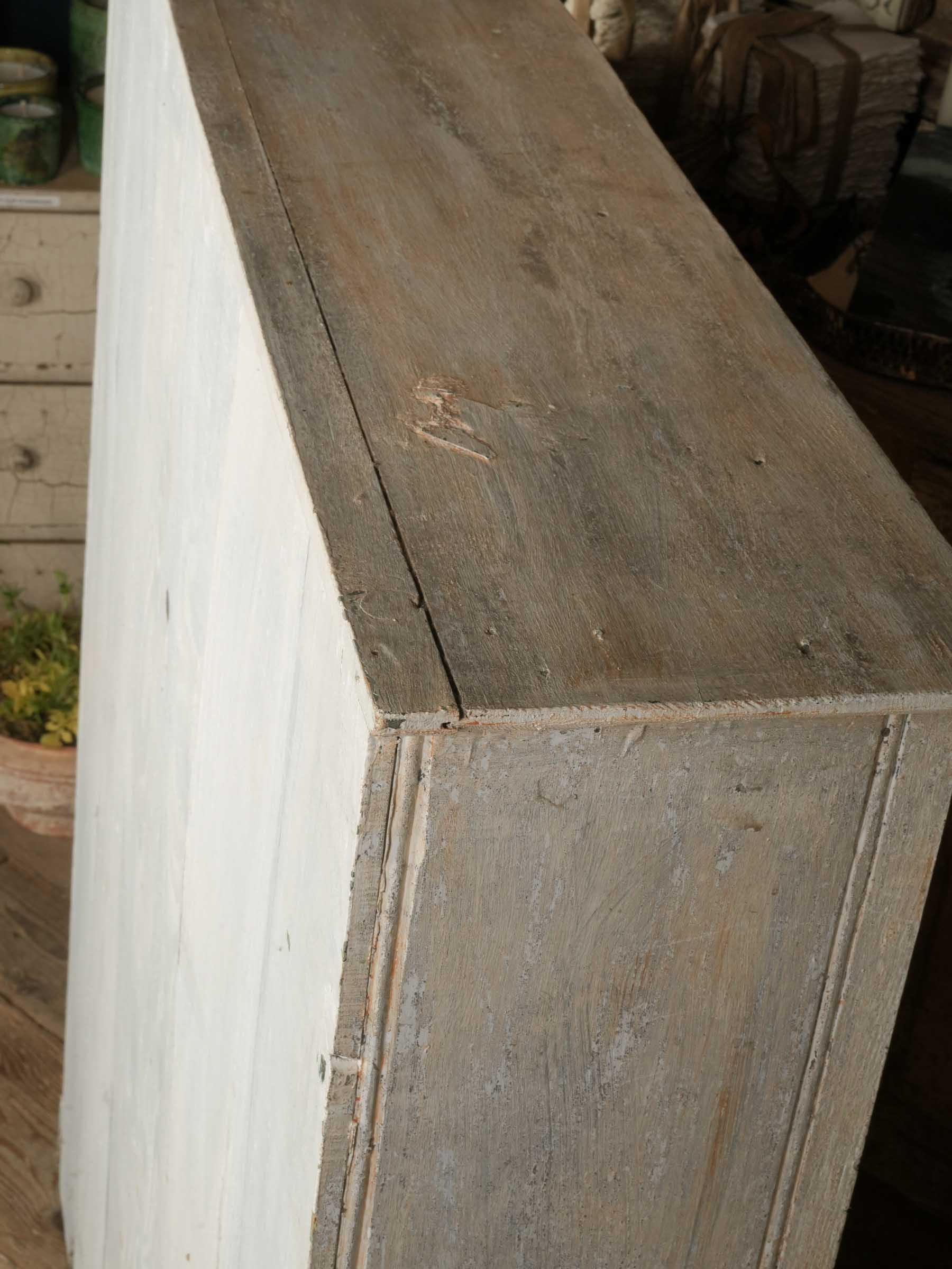 Narrow French Country Confiturier w/ Beautiful Original Patina, Late 19th Century - 54" x 45"
