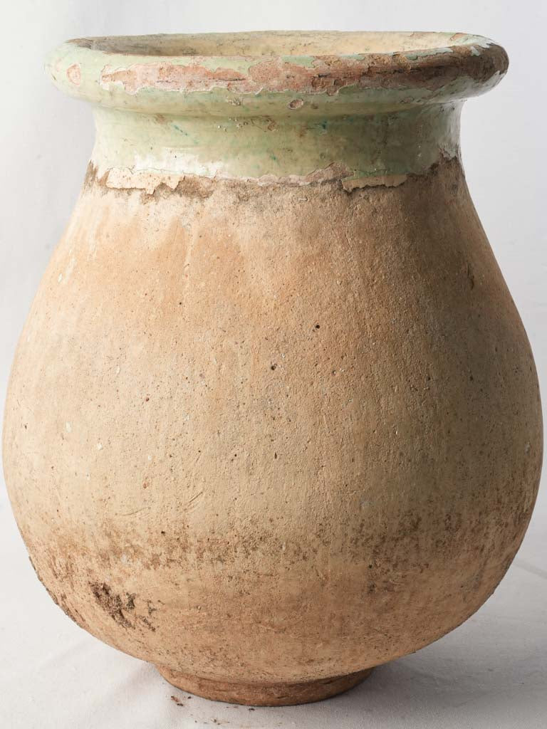 Petite hand-thrown olive jar  
