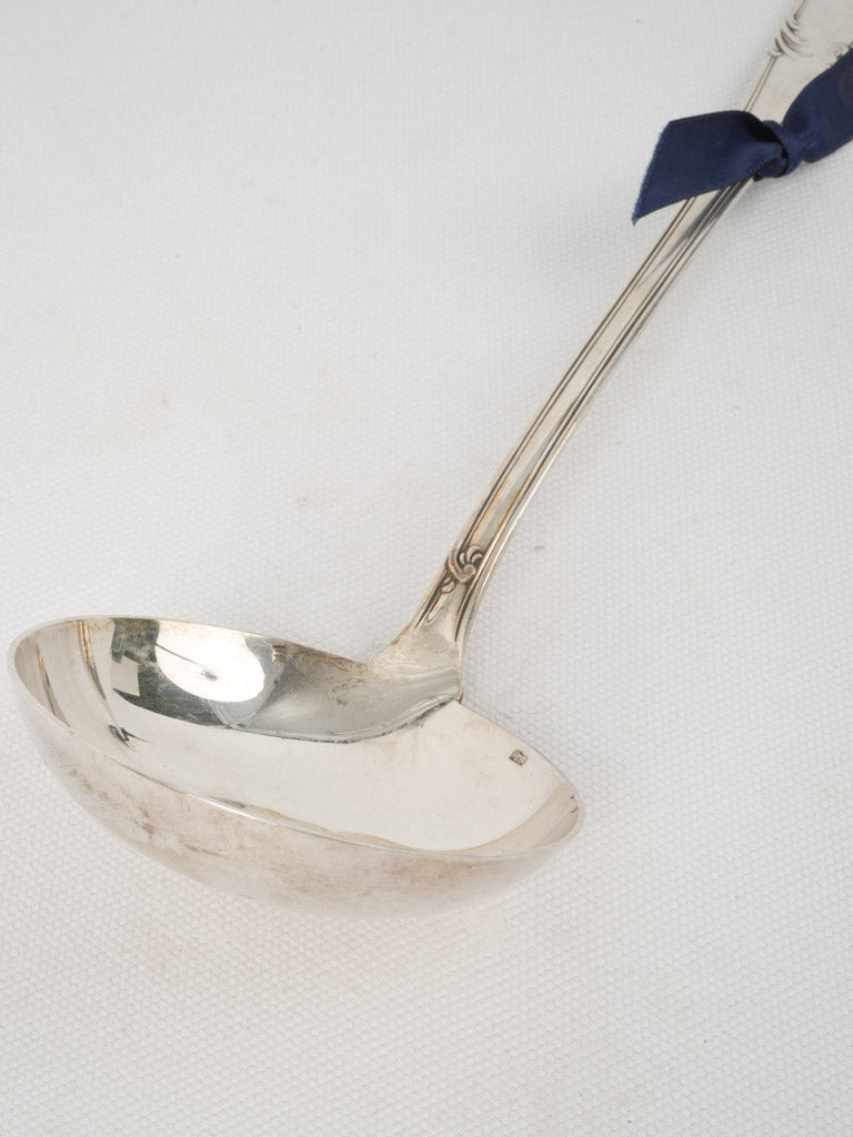 Elegant Louis XV silver-plated ladle