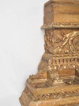 Vintage carved gilded wall console