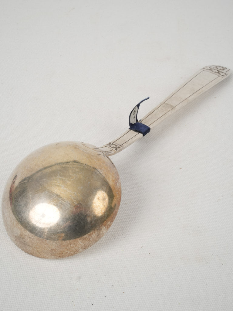 Sleek Art Deco Silver-Plated Soup Server