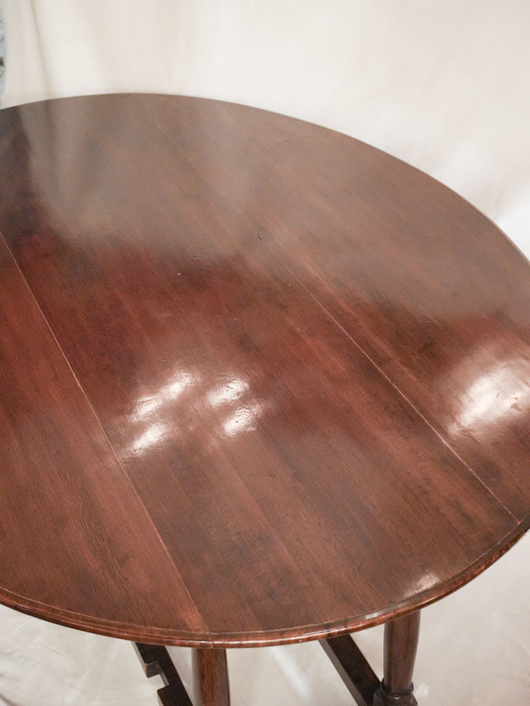 Classic drop leaf console table  