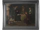 18th century painting Georges Van Den Bos (1853-1911) - 34¾" x 42¼"