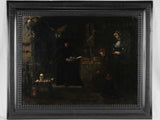 18th century painting Georges Van Den Bos (1853-1911) - 34¾" x 42¼"