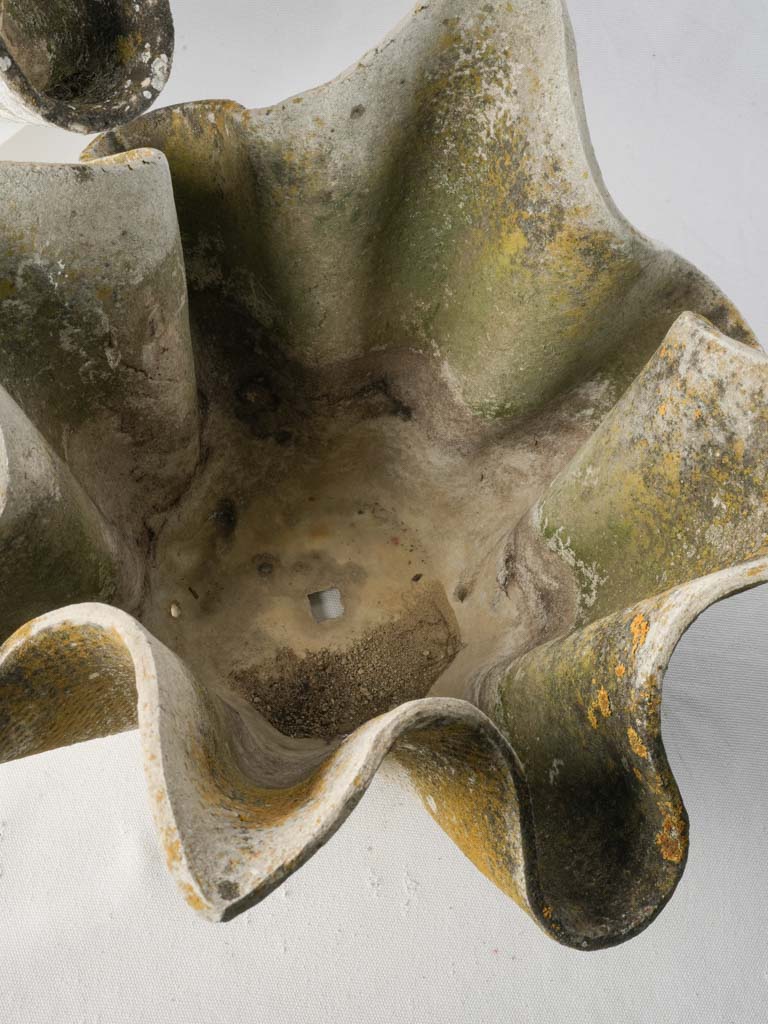 Organic abstraction-style garden pieces  