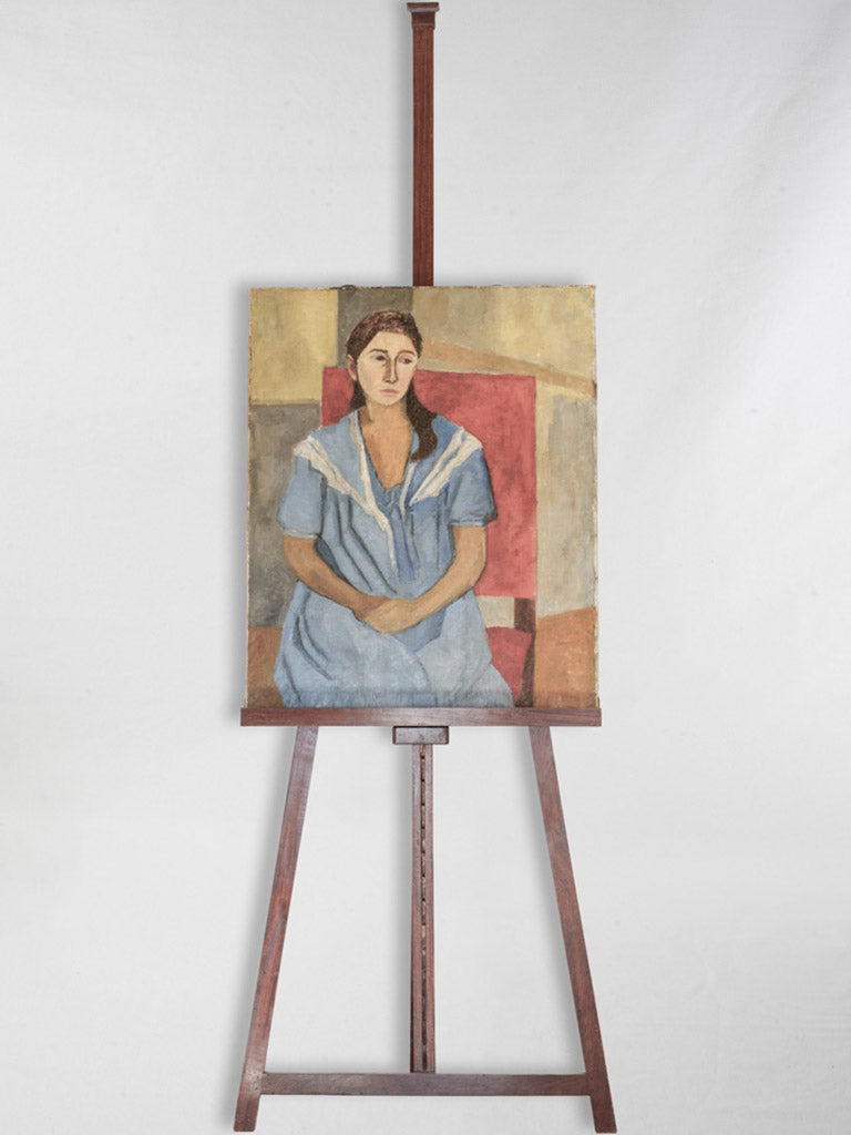 Antique unsigned canvas artwork  