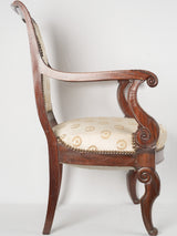 Sculptural French armchair set