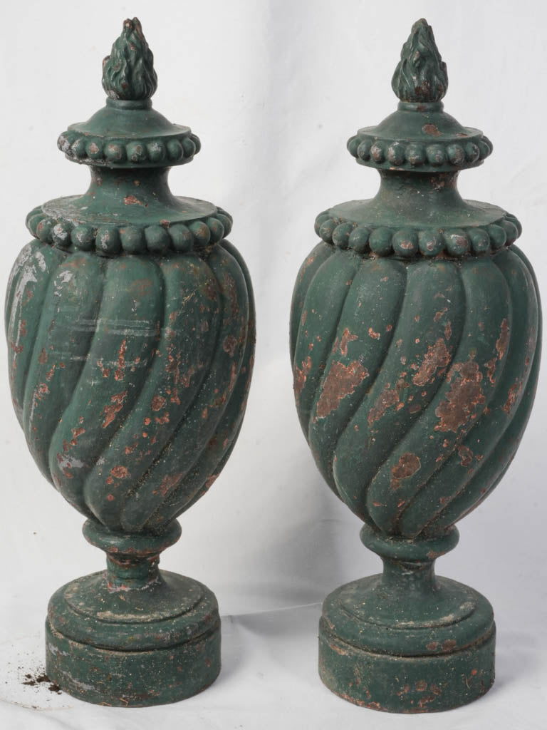 Timeworn 19th-century iron artistry