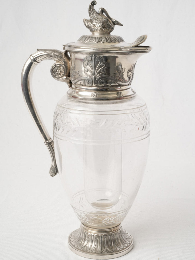 Vintage silver-plated lemonade jug  