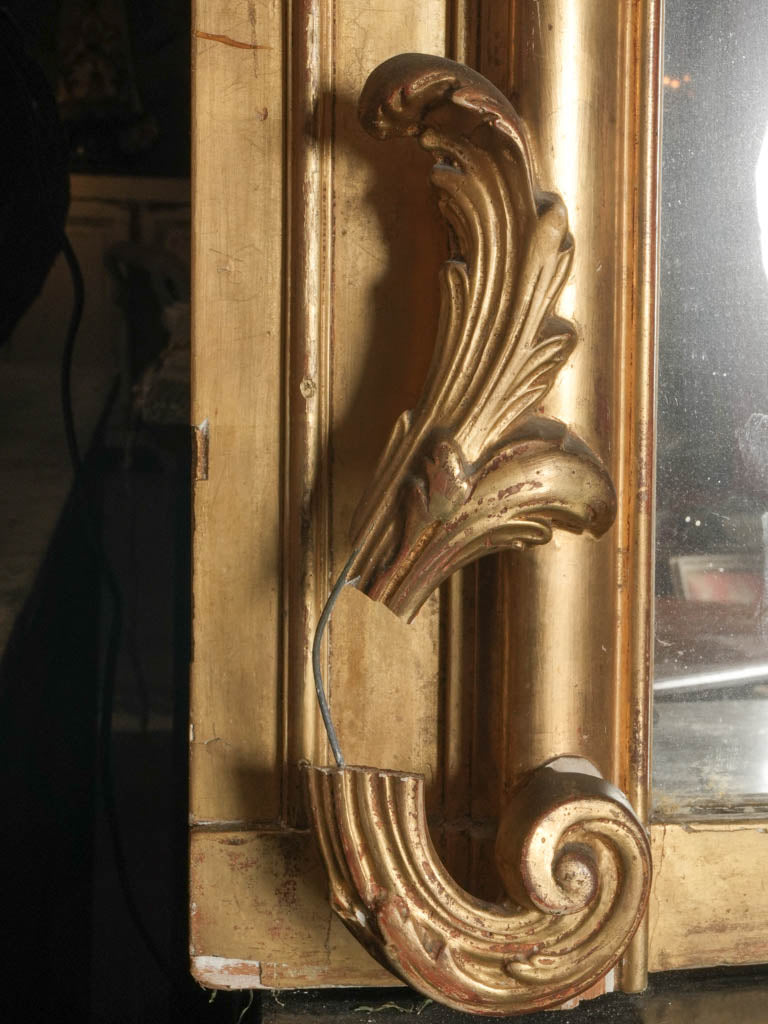 Monumental Late 19th-Century French Giltwood Mirror - 82¾" x 53¼"