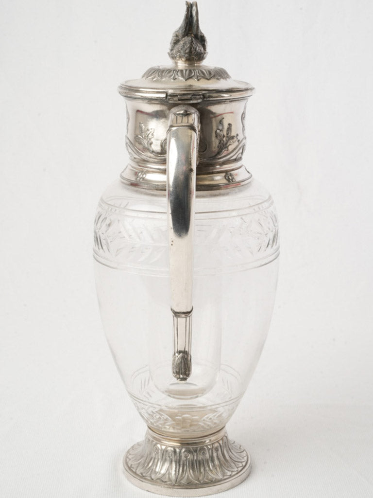 Rare Belle Époque urn-shaped vessel  
