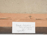 Late 19th / early 20th century gouache landscape - Joseph Lesage - 19" x 26"