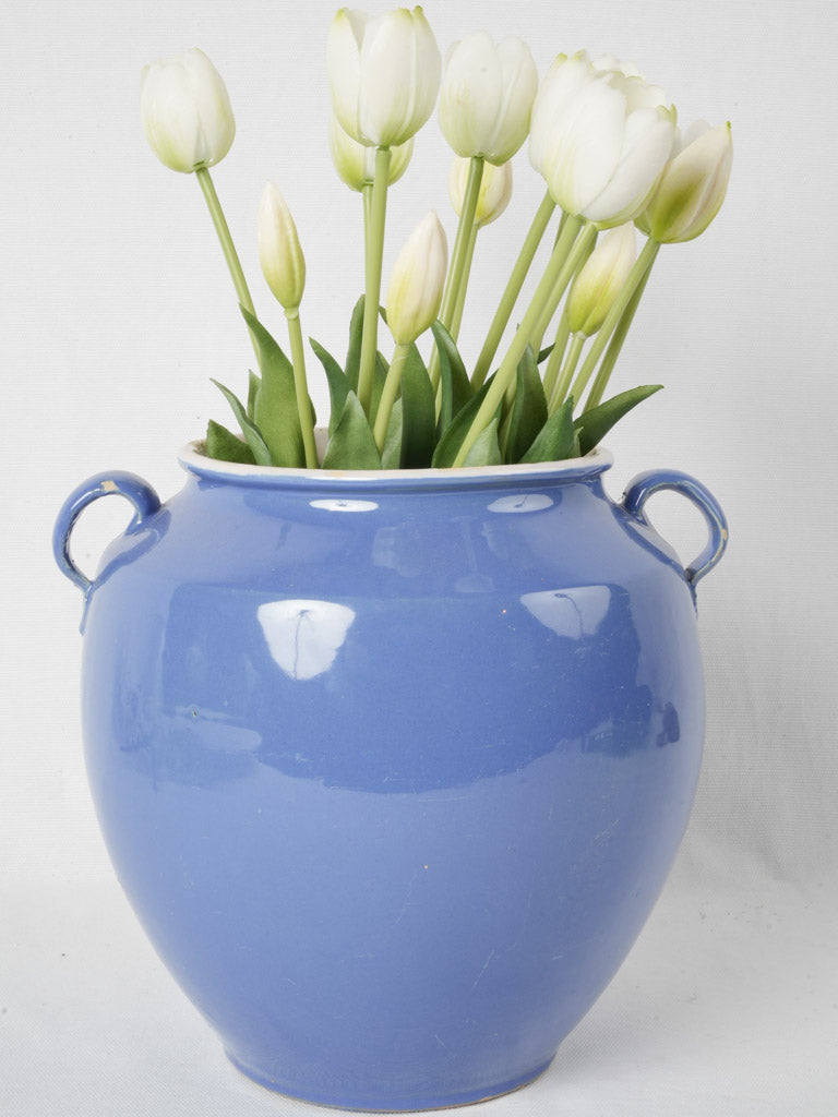 Antique coastal terracotta flower vase