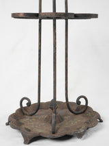 Weighty historical cast iron coat rack