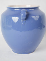Coastal terracotta white glaze pot