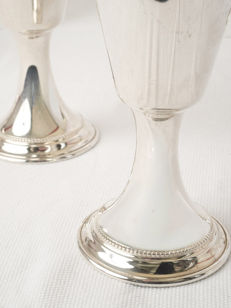 Refined bar cart goblet set