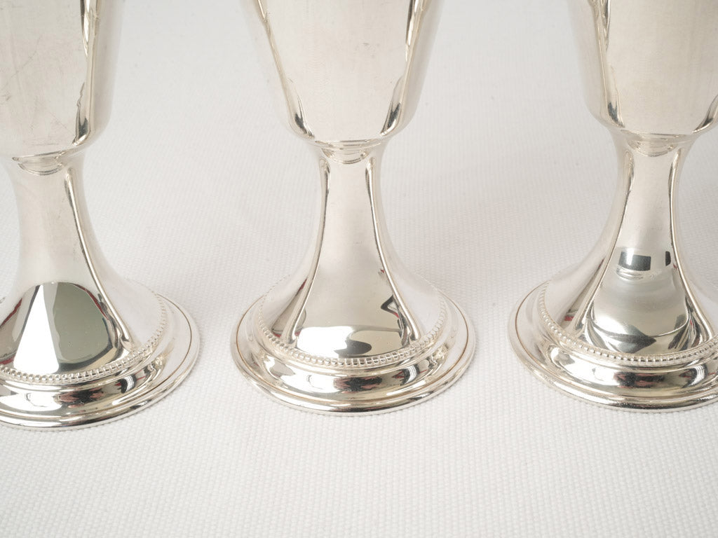 Durable electroplated metal drinkware