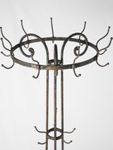 Antique umbrella stand & coat rack - wrought iron 73¾"