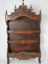 Elegant Carved Wooden French Country Shelf