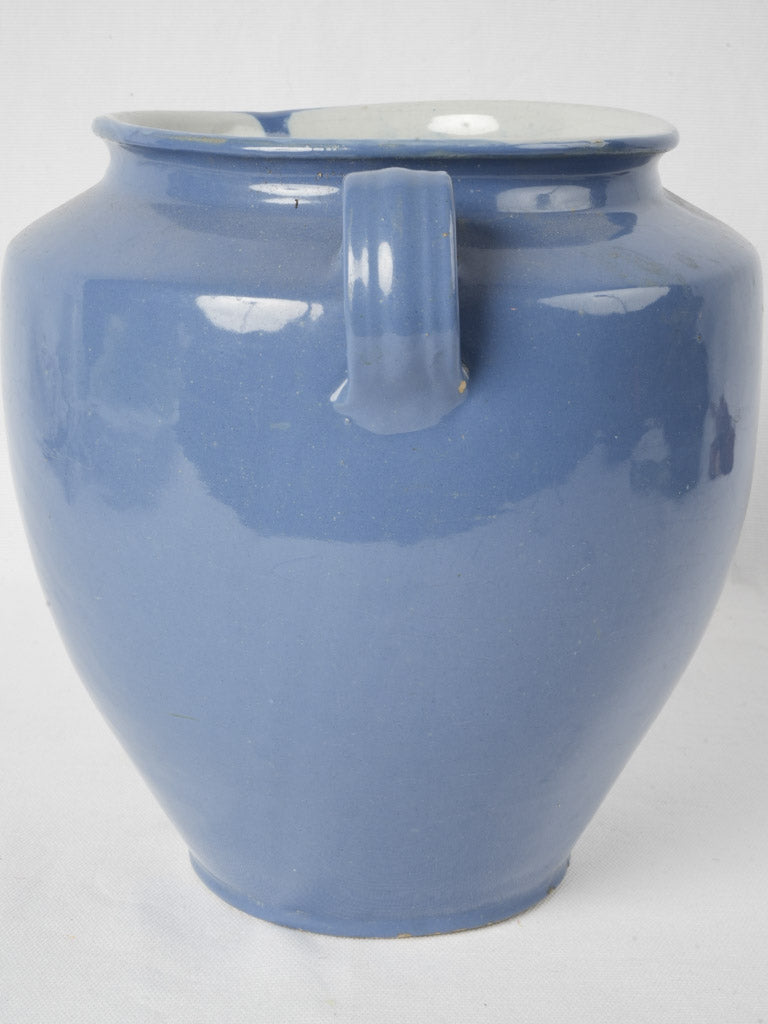 Vintage French terracotta preserving pot
