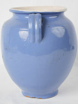 Classic Glazed Blue French Confit Vase