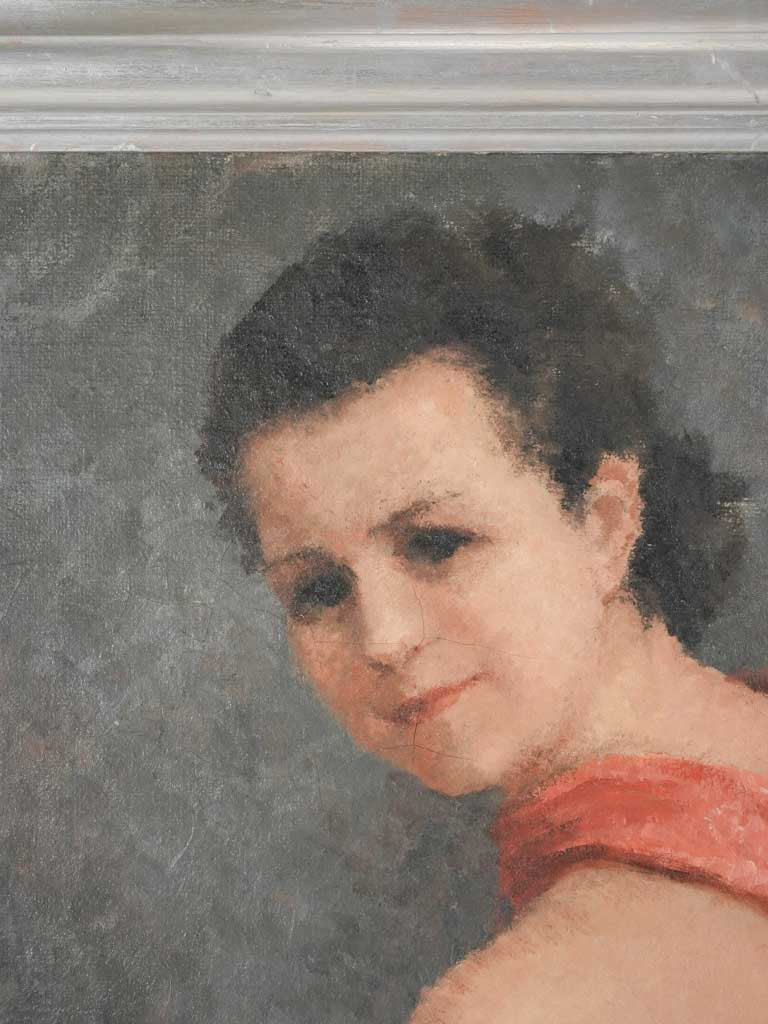 Very large portrait of a lady - Thérèse Ambourg - 47¼" x 39½"